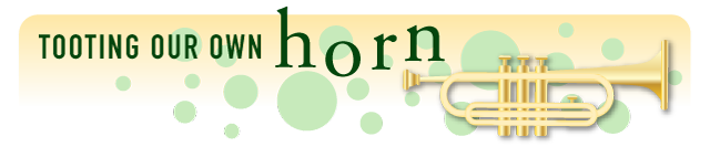 Tooting our own horn